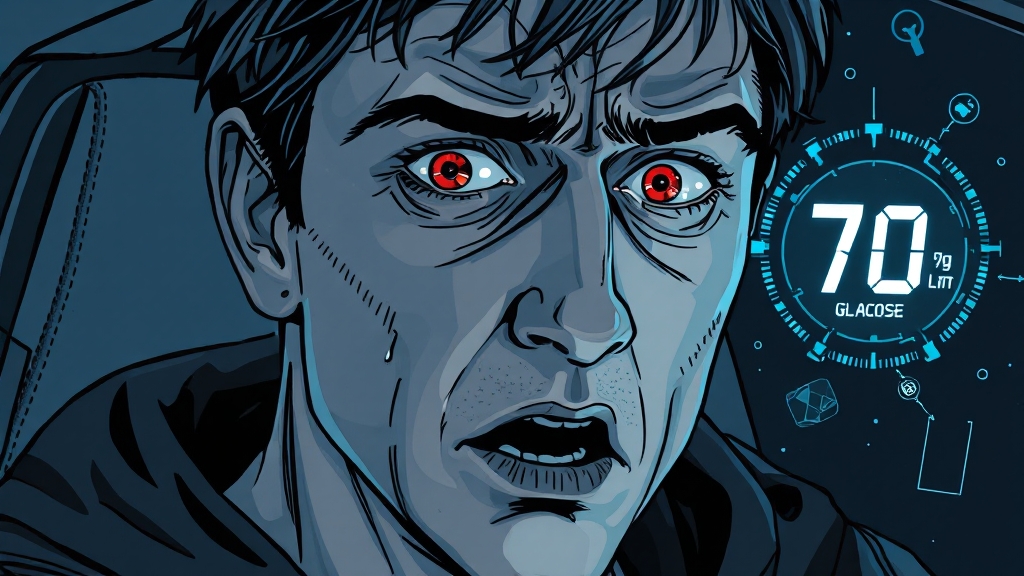 저혈당이란 무엇일까요? (illustration 스타일)