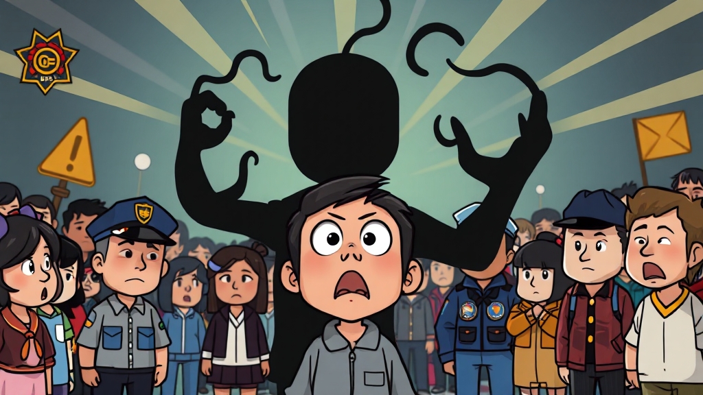 사기 피해 예방 및 대처법 (cartoon 스타일)