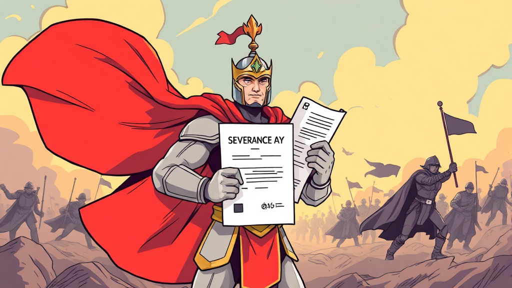 퇴직금 지급, 어떤 서류가 필요할까요? (illustration 스타일)