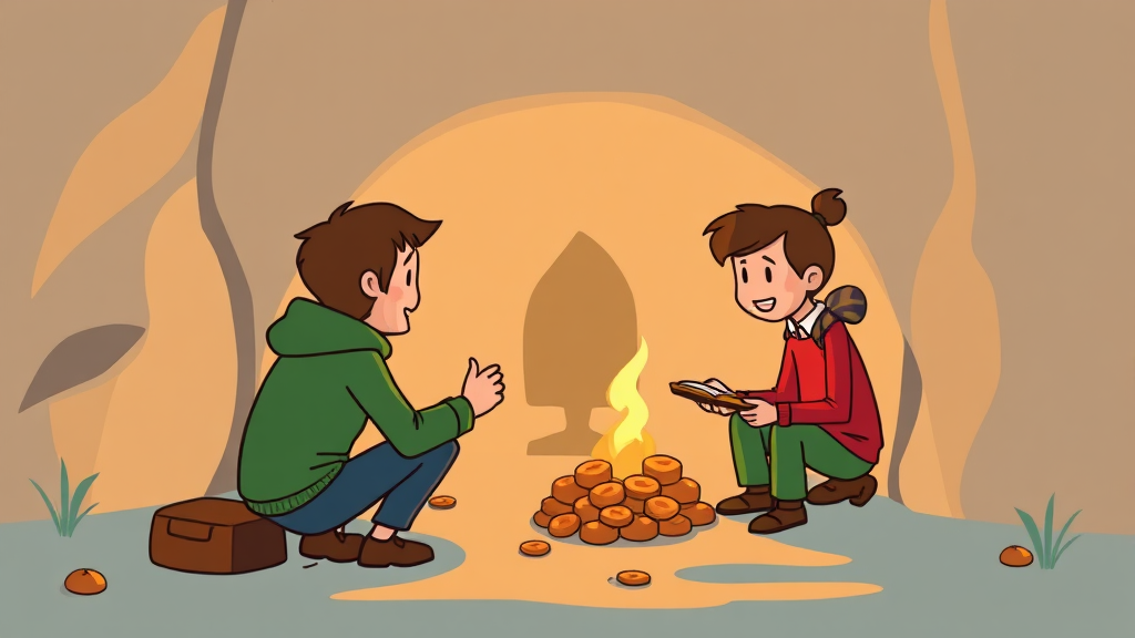 상속인의 휴면예금 조회 및 청구 절차 알아보기 (cartoon 스타일)