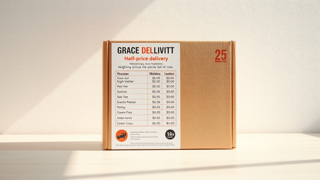 반값 택배 요금 및 제한 완벽 정리 (realistic 스타일)