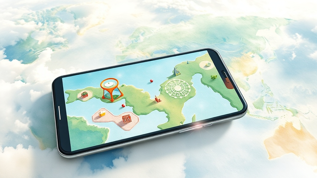 K-Geo플랫폼, 스마트한 토지 관리의 시작! (watercolor 스타일)