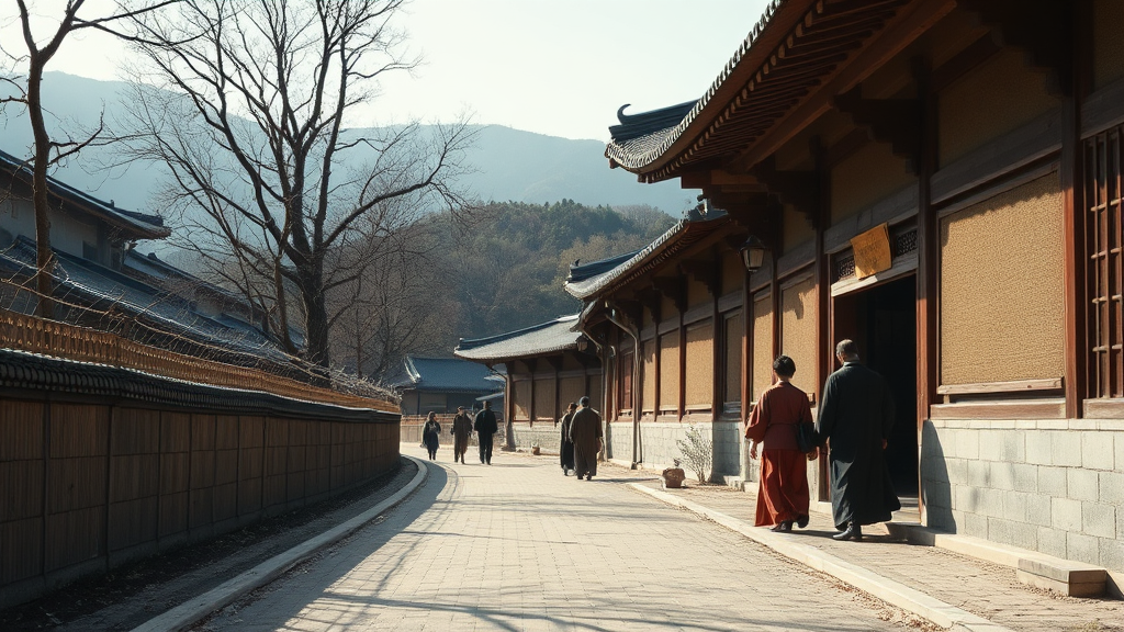 문경새재, 영화를 넘어 역사 속으로 (realistic 스타일)