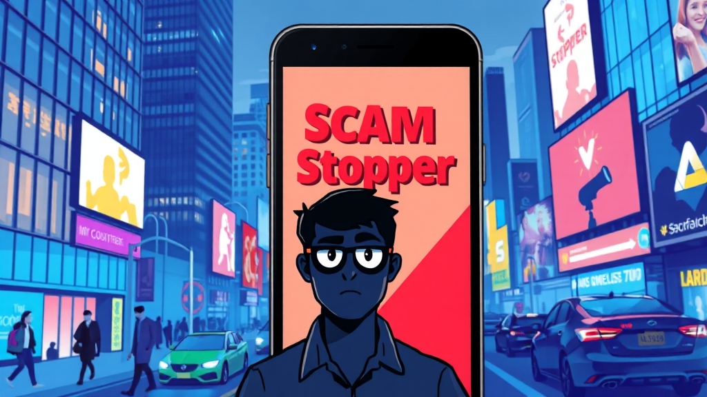 보이스피싱 예방 조치 (cartoon 스타일)