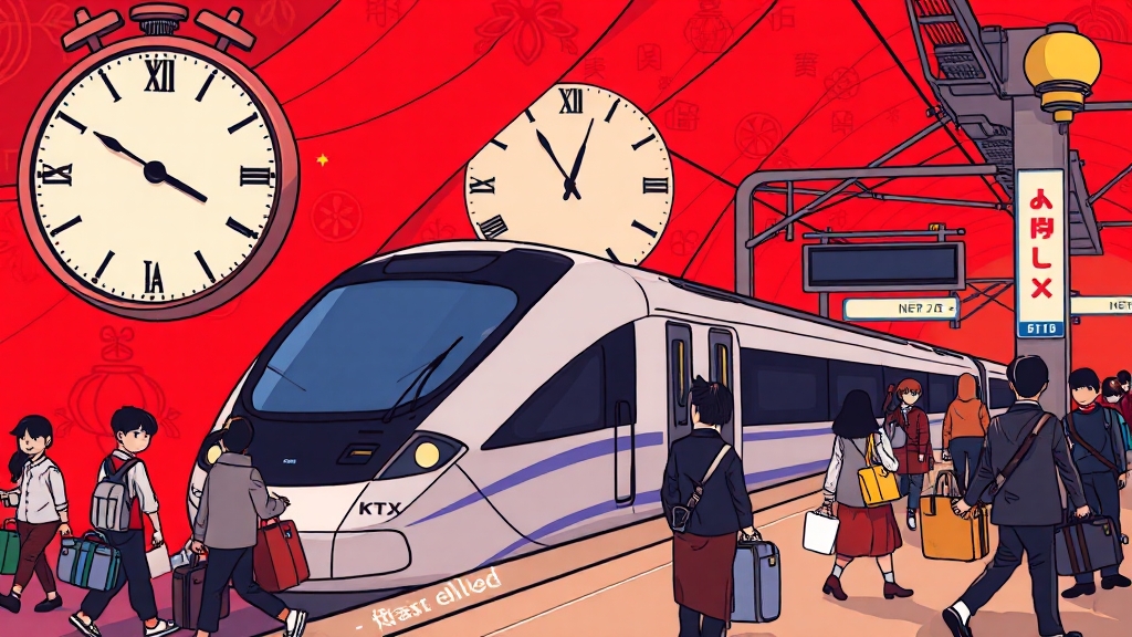 추석 KTX 취소 환불 기본 원칙 (cartoon 스타일)