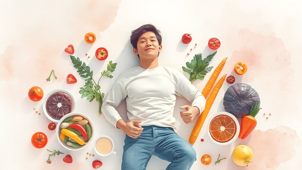 영양제 효과 높이는 방법 (watercolor 스타일)