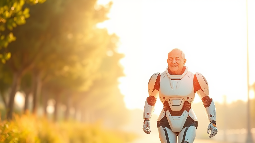 로봇 재활, 어떤 프로그램이 있나? (watercolor 스타일)