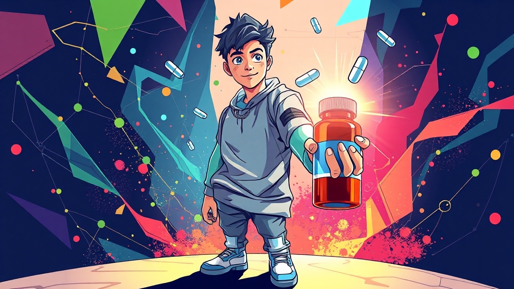 주요 성분과 기대 효과 (illustration 스타일)