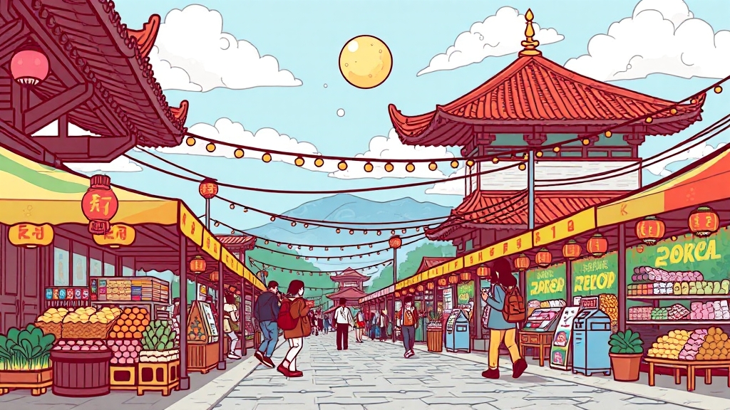 온누리상품권 할인율 및 조건 (cartoon 스타일)