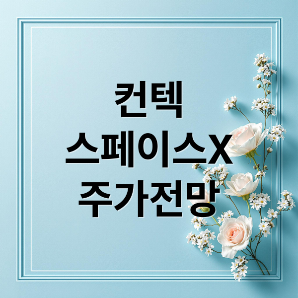 컨텍
스페이스X
주가전망 (컨텍 주가 스페이스X 관련주)
