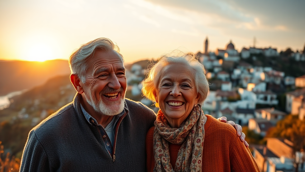 실버타운 선택 시 고려 사항 (realistic 스타일)