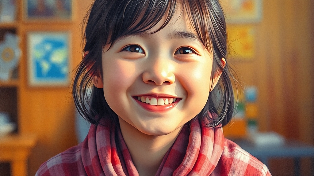 다운증후군에 대한 인식 개선 (realistic 스타일)