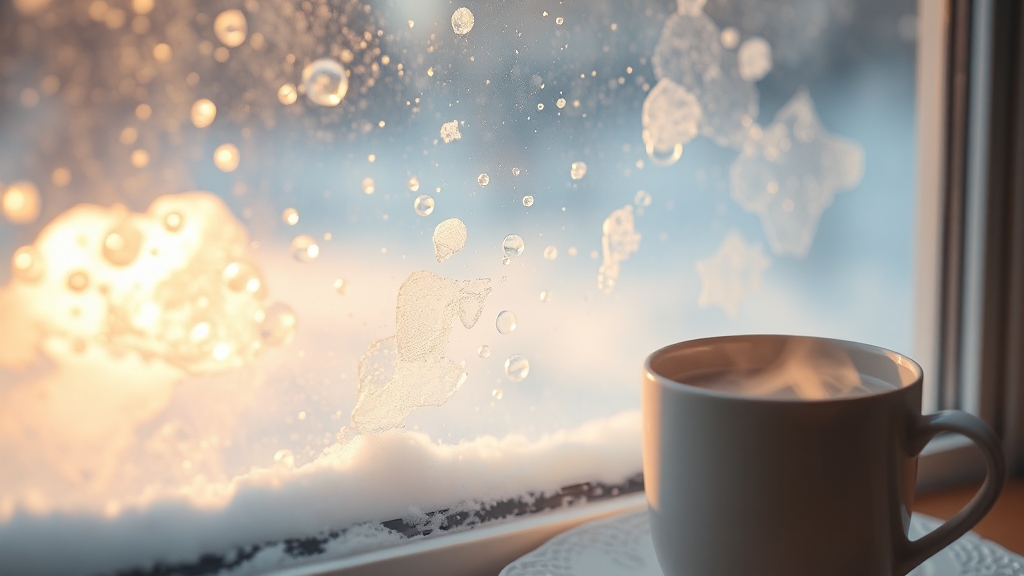 창문 단열 강화 (watercolor 스타일)