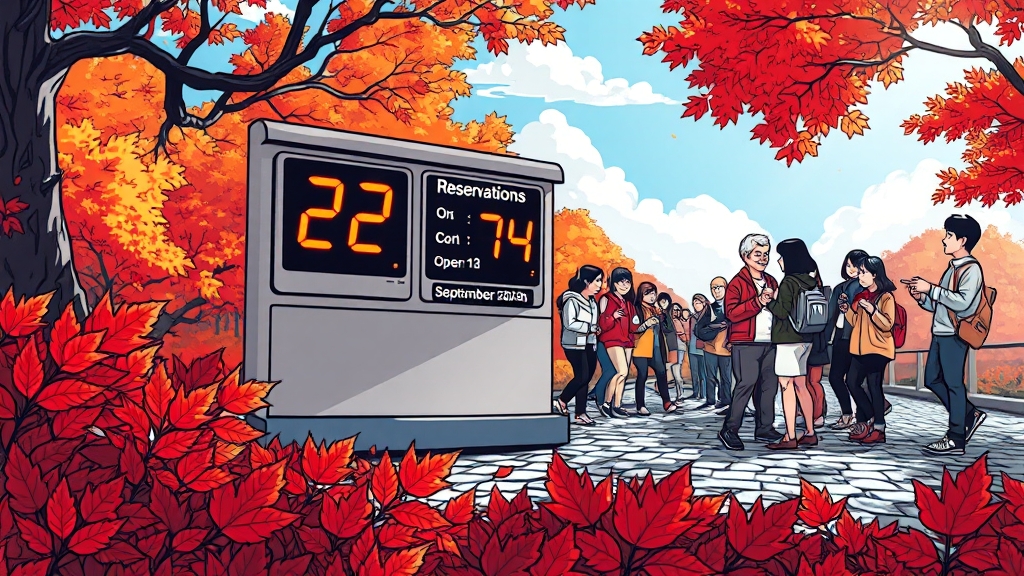 2025년 예약 핵심 정보 (cartoon 스타일)