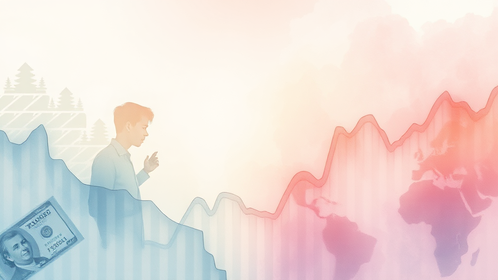 환율, 왜 이렇게 변동하는 걸까요? (watercolor 스타일)