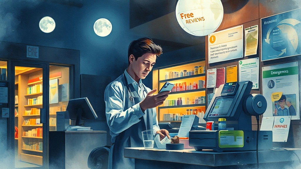 약국 찾기 전 유의사항 & 꿀팁 (watercolor 스타일)