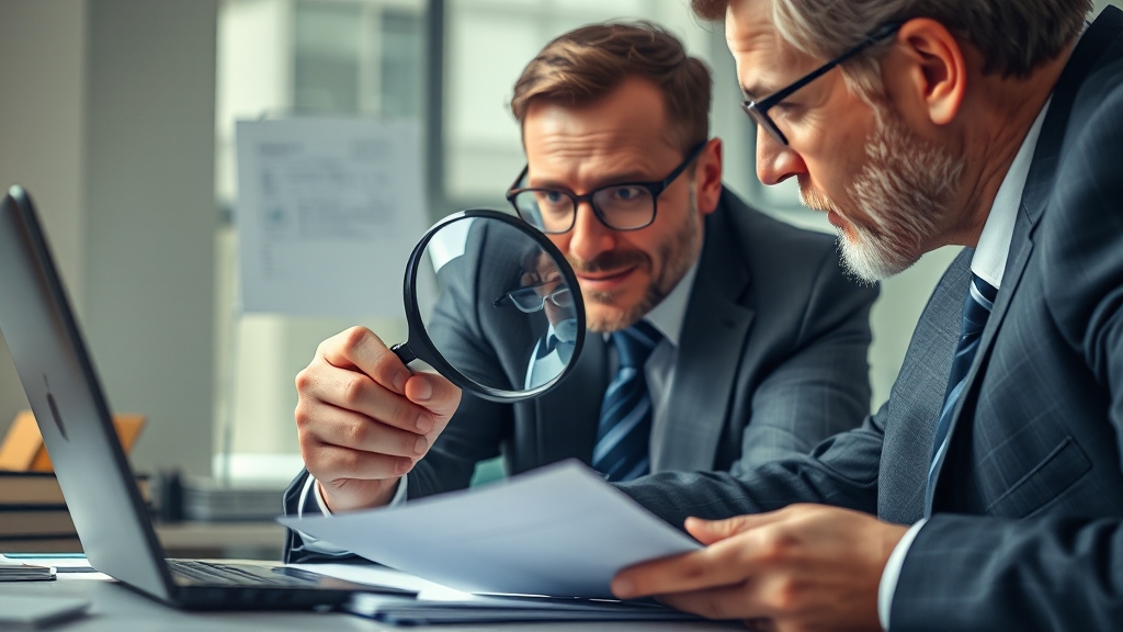 세무조사 시 유의사항 및 대응 (realistic 스타일)