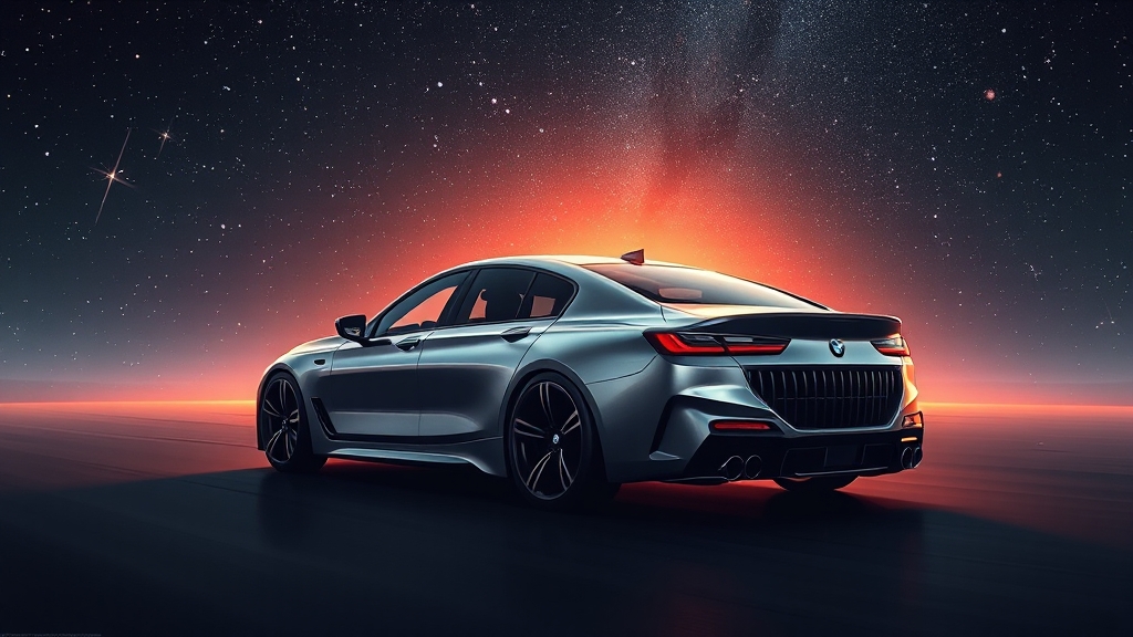 740i M Sport: 핵심 특징 (illustration 스타일)