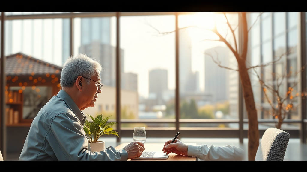 신한투자증권 투자 매력 (realistic 스타일)