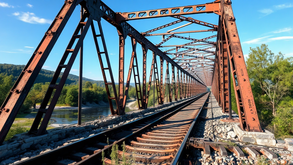 수인선 폐철교, 아름다운 쉼터로 재탄생하다 (realistic 스타일)