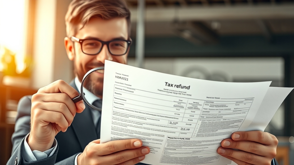 환급 신청, 어떻게 할까? (realistic 스타일)