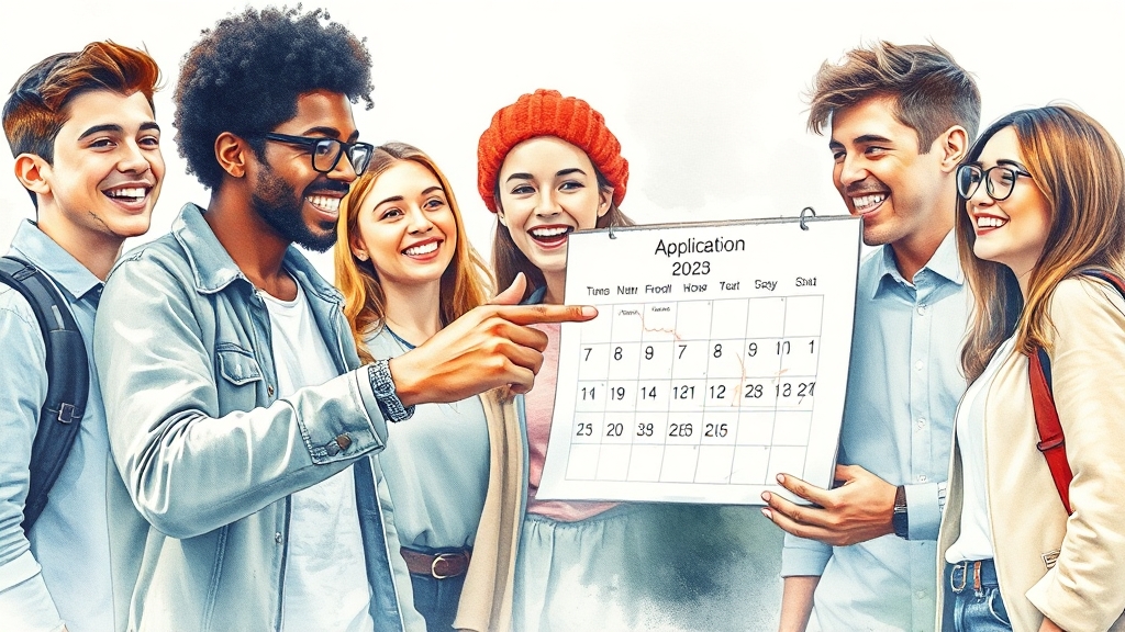 2025년 국가장학금 신청 기간 (watercolor 스타일)