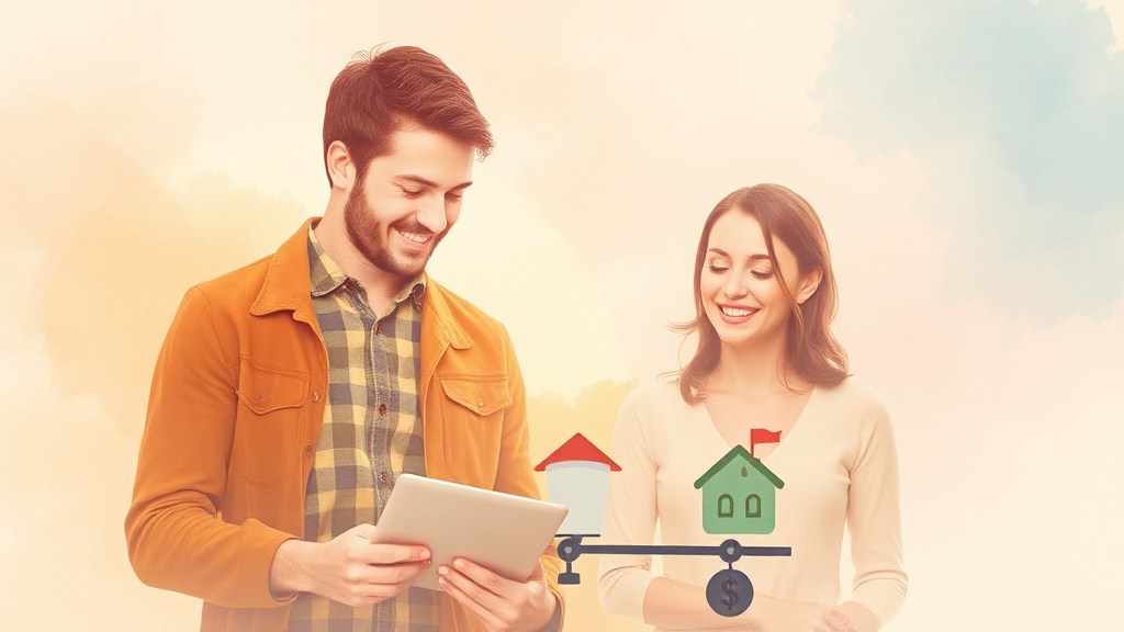 맞벌이 부부의 적용 기준 (watercolor 스타일)