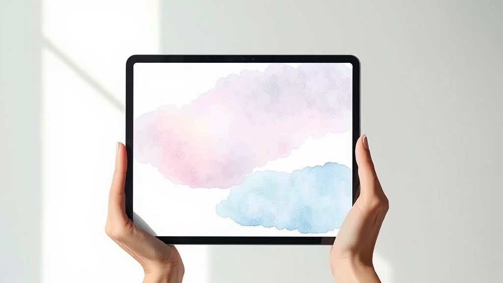 아이패드 9세대 스펙 분석 (watercolor 스타일)