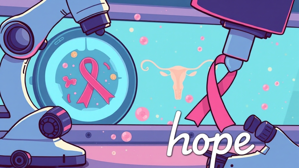 자궁 육종암 진단 방법 (cartoon 스타일)