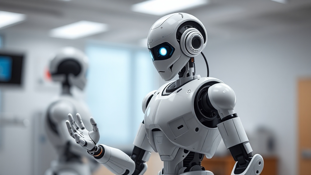 로봇 재활, 어떤 기술이 있을까요? (realistic 스타일)