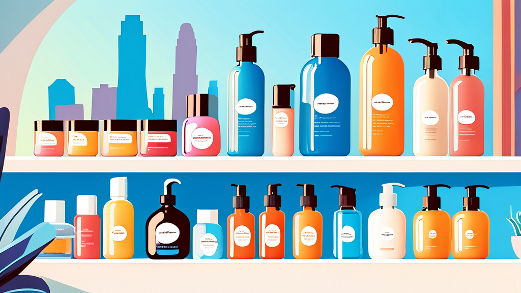 피부 타입별 맞춤 수분크림 활용법 (cartoon 스타일)