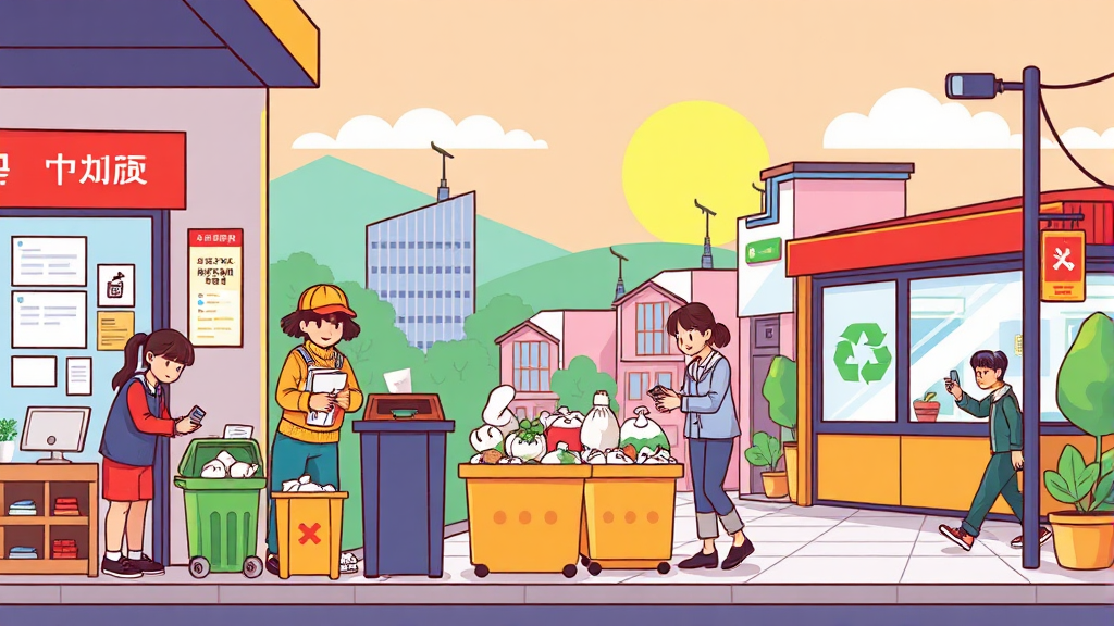 생활 정보 안내 (cartoon 스타일)