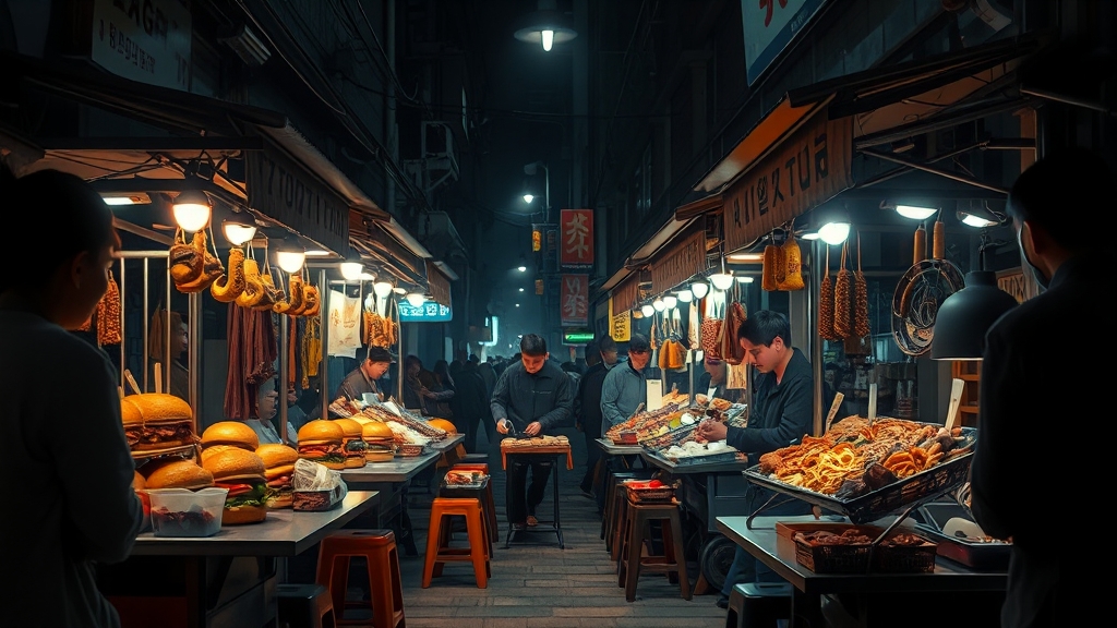 맛집 탐방 가이드 (realistic 스타일)