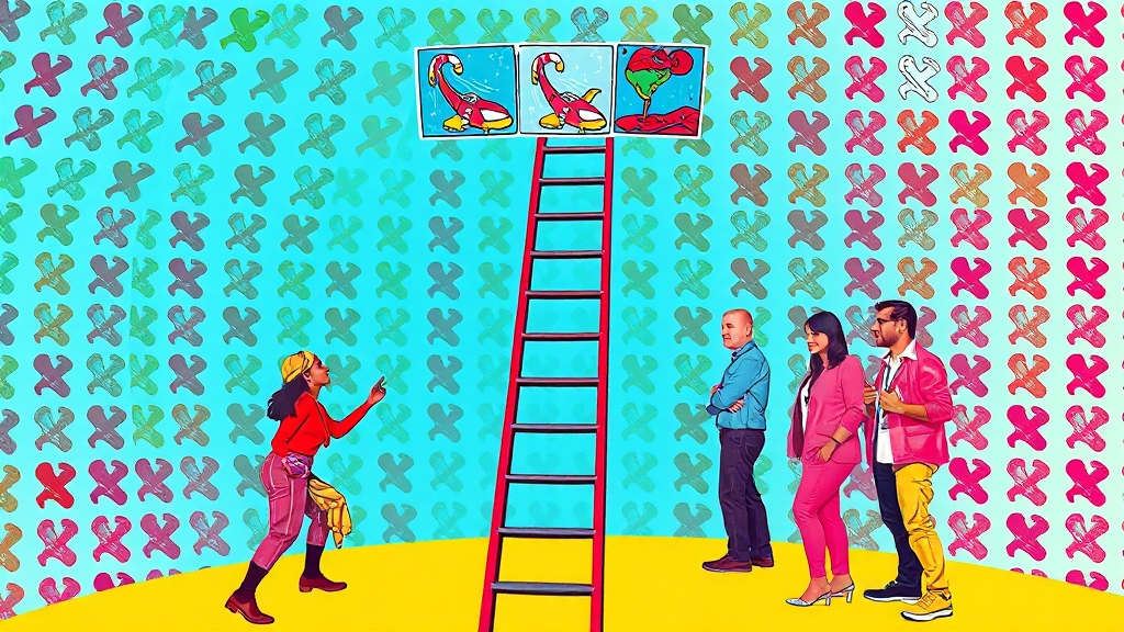 실생활에 활용하는 창의적 사다리타기 아이디어 (popart 스타일)