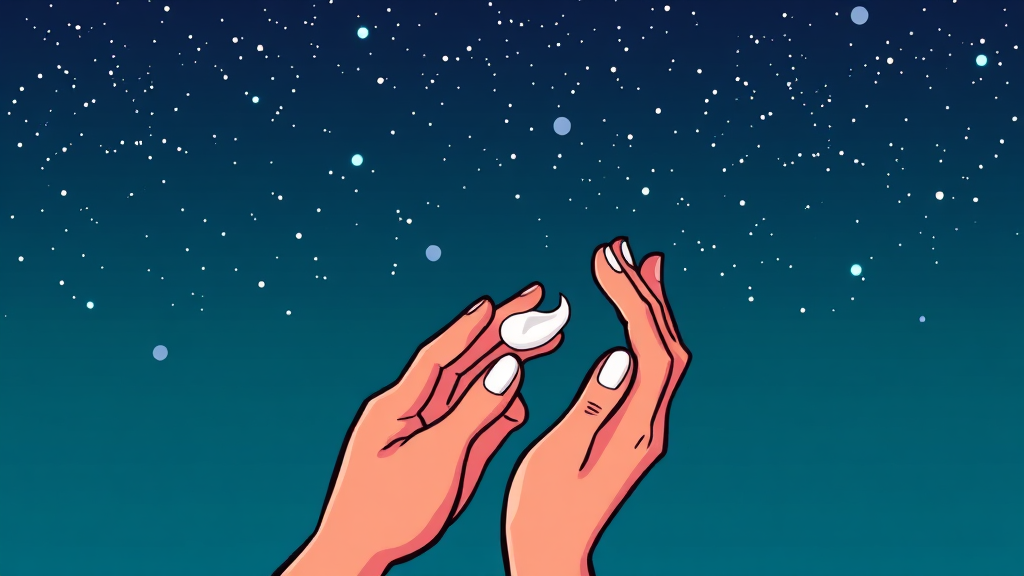 멜라논크림, 어떻게 사용해야 할까요? (cartoon 스타일)