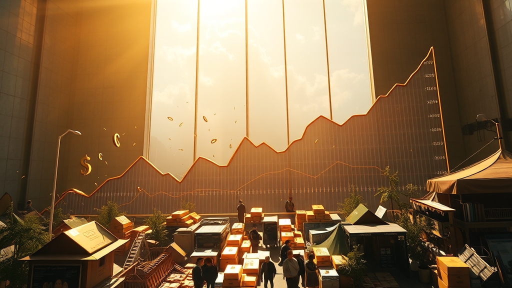 금리 변동의 영향 (realistic 스타일)