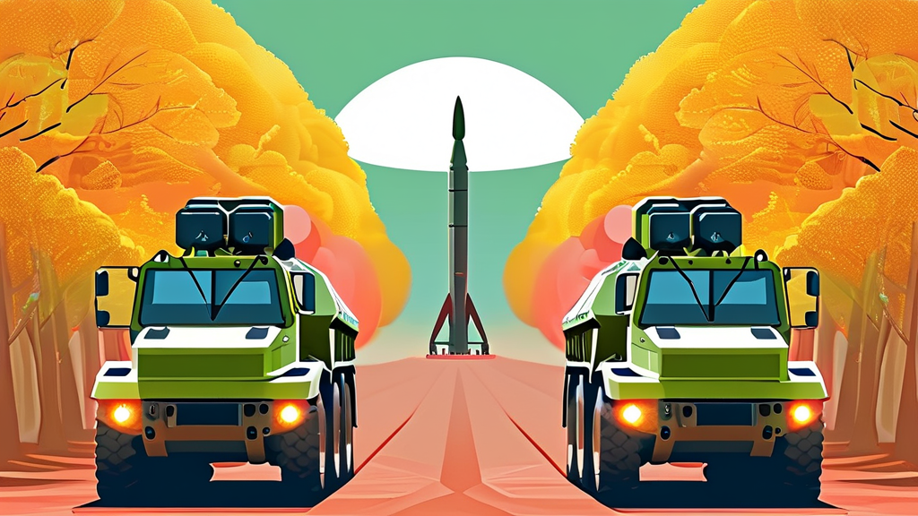한화디펜스와 L&T Defence의 협력: 현지화 전략의 중요성 (illustration 스타일)