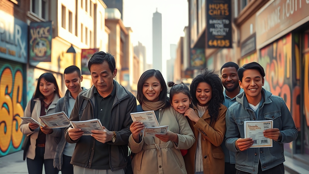 민생회복지원금 개요 (realistic 스타일)