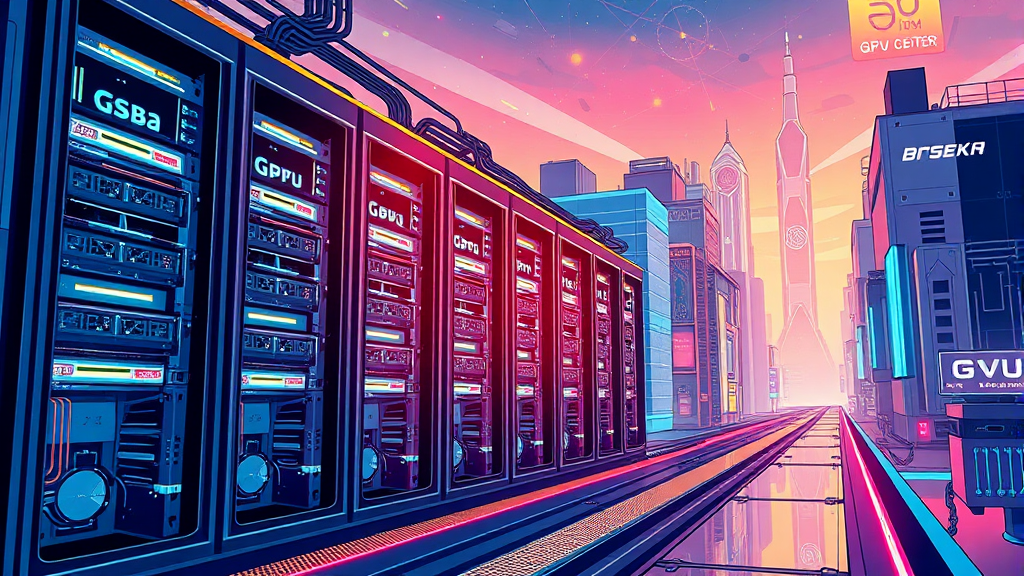 AI 데이터센터, 핵심 기술은? (illustration 스타일)