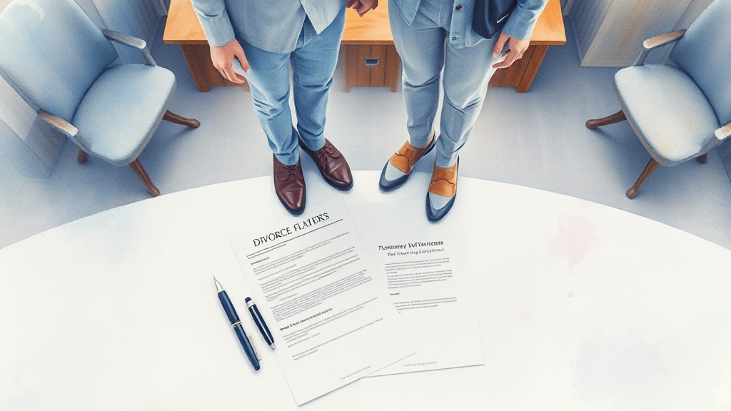 이혼 서류, 작성 꿀팁! (watercolor 스타일)