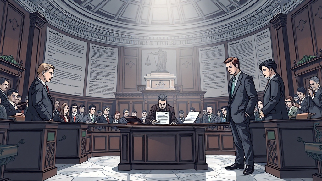 배임죄, 증거 확보가 중요해요! (illustration 스타일)