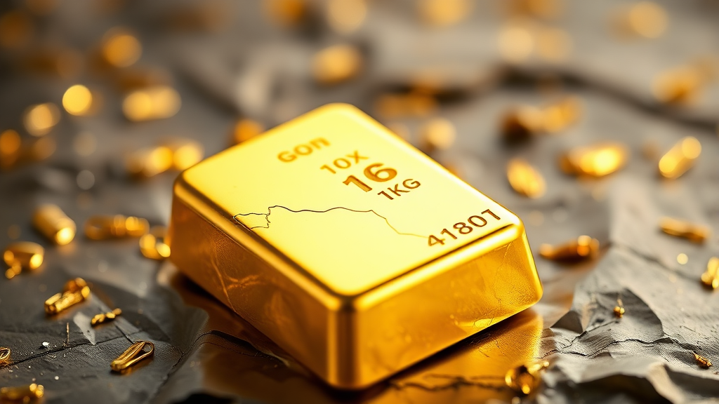 골드바 투자, 미래 전망은? (realistic 스타일)