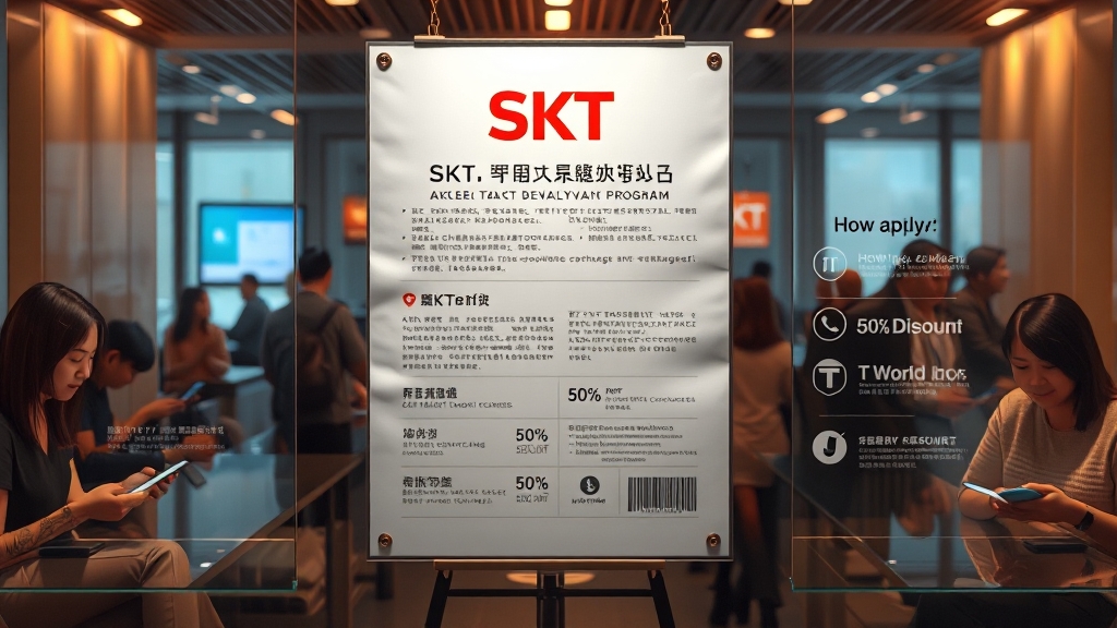 SKT 위약금 면제: 정책 개요 (realistic 스타일)