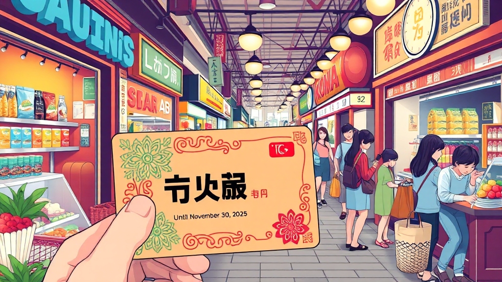 소비쿠폰 활용 꿀팁 (illustration 스타일)