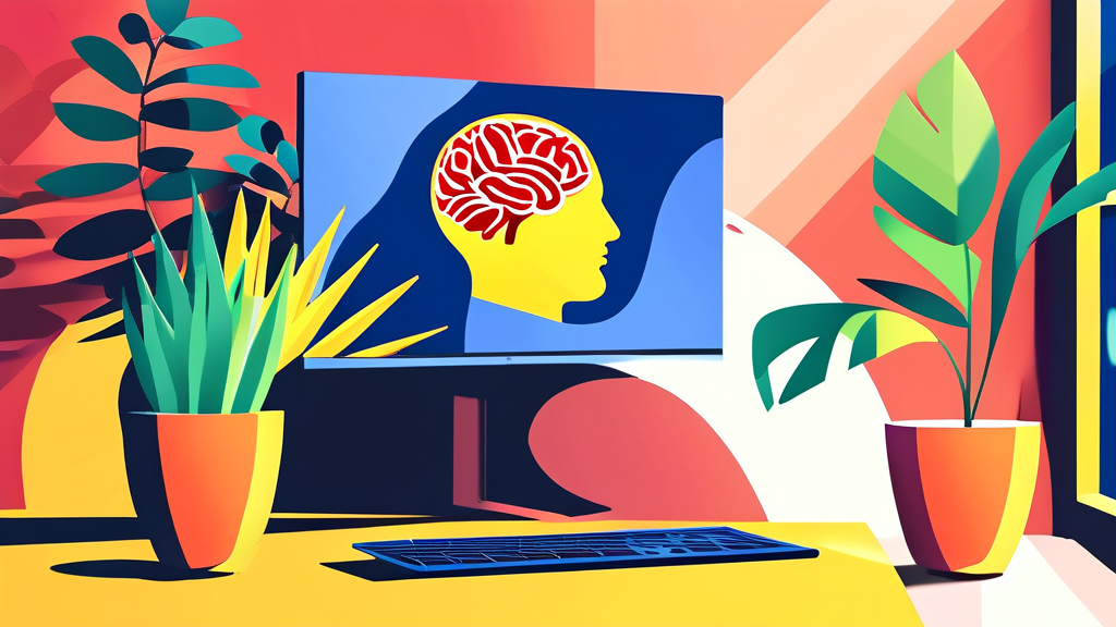 뇌 건강 지키는 최신 연구 동향 (illustration 스타일)