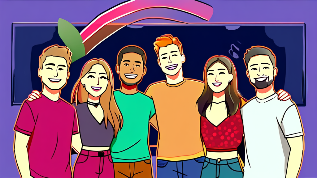 매력 넘치는 구기동 프렌즈 출연진 소개 (cartoon 스타일)