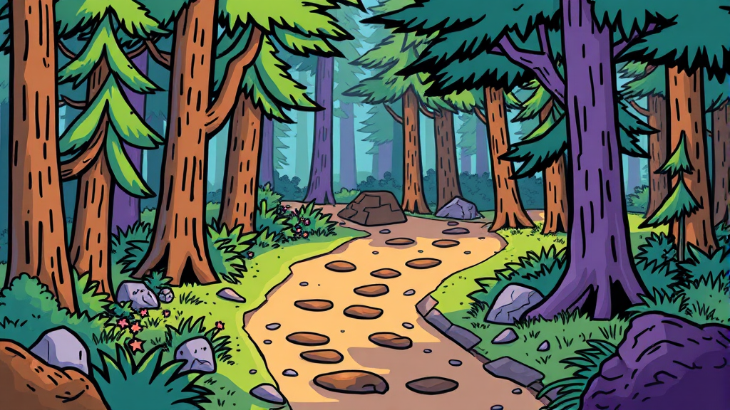 국립자연휴양림 숲나들e 예약, 이것만 알면 성공! (cartoon 스타일)