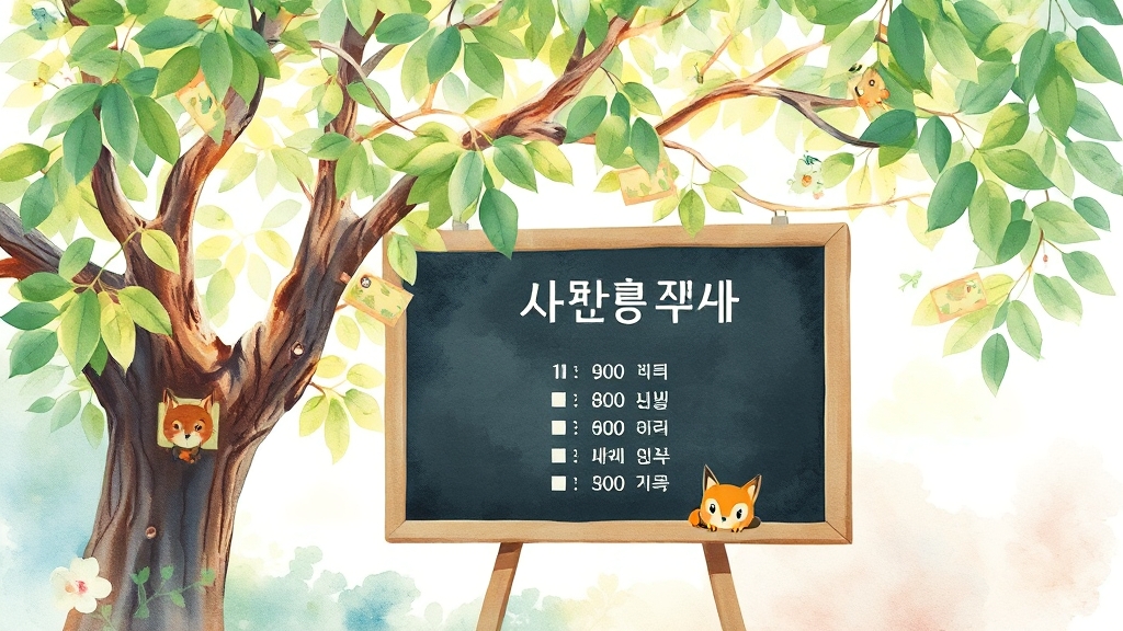 돈나무 키우기, 직접 해보니 (watercolor 스타일)