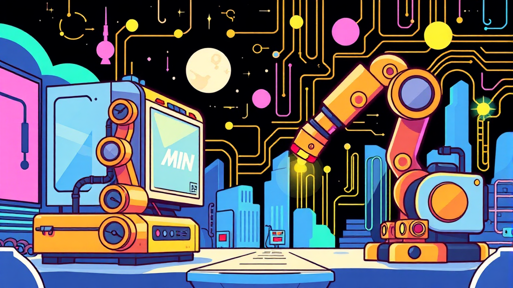 AI와 HBM, 원익IPS의 새로운 성장 동력 분석 (cartoon 스타일)