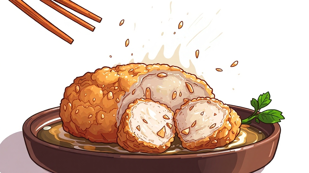 김강우 노반죽 치킨 레시피 (illustration 스타일)